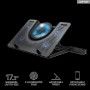 Stand/Cooler notebook Trust GXT 1125 Quno, max 17.3 inch, 5 ventilatoare, suport de telefon detasabil TRUST - 1